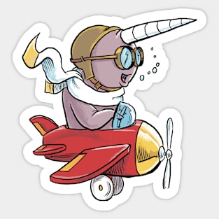 Pilot Narwhal Sticker